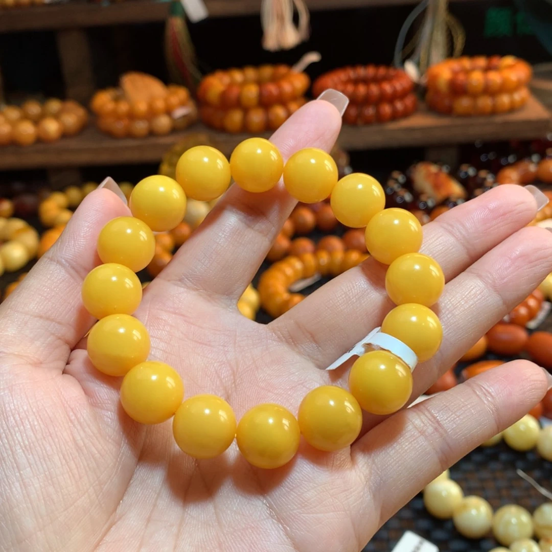 【闪购商品】手串蜜蜡未镶嵌我****）蜜蜡手串