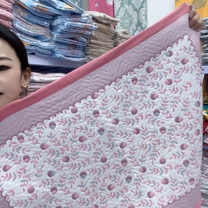 棉粉色小樱桃纯棉