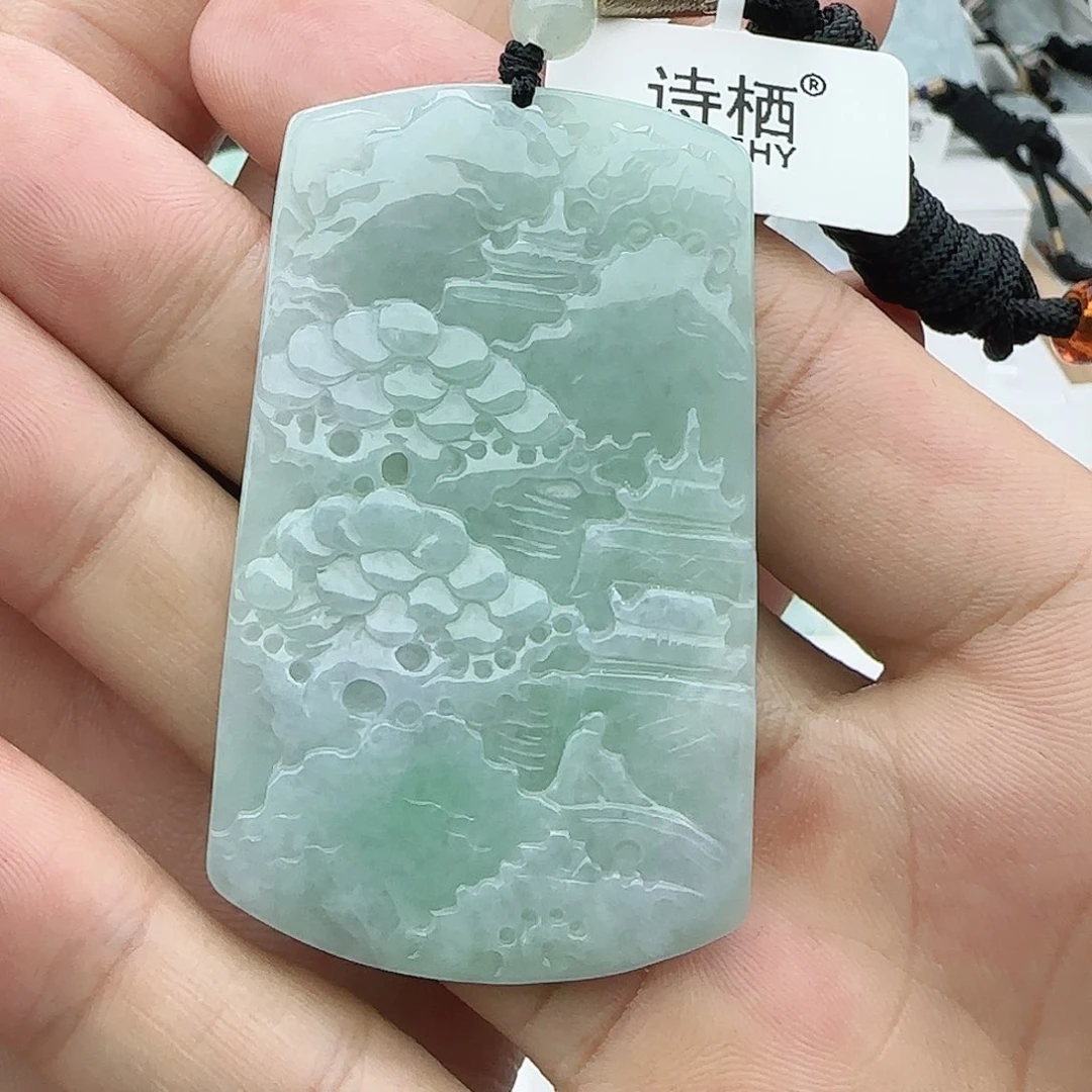 翡翠未镶嵌颈饰翡翠