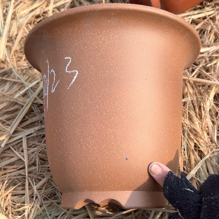 红陶紫砂兰花盆wei x
