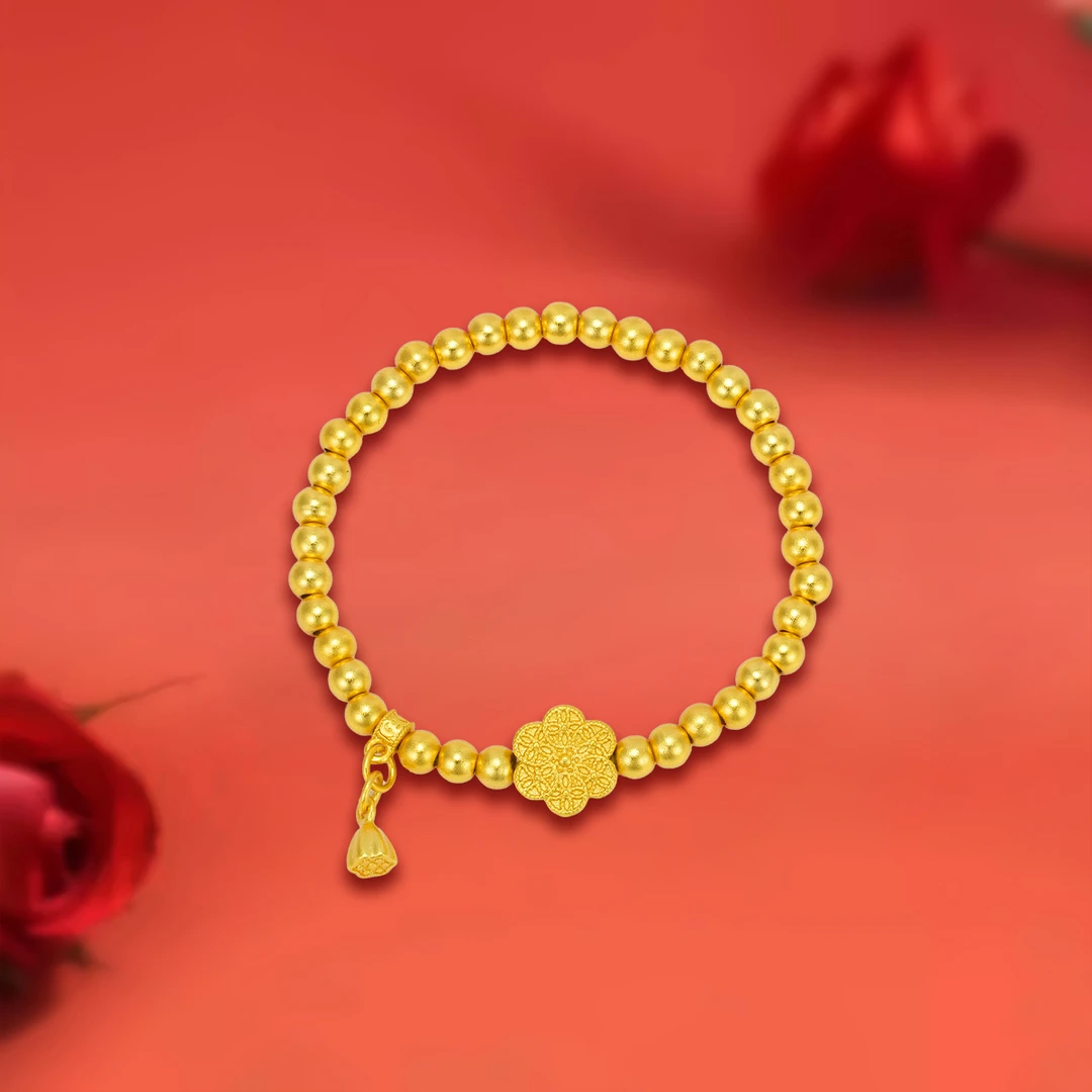 非遗传承古法新中式莲蓬手链