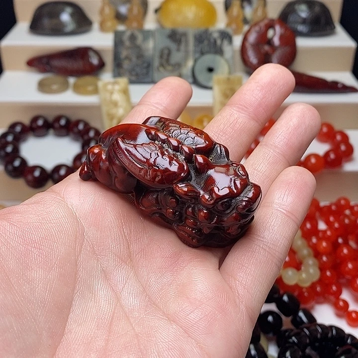 红***波石英石纯铜手串手链