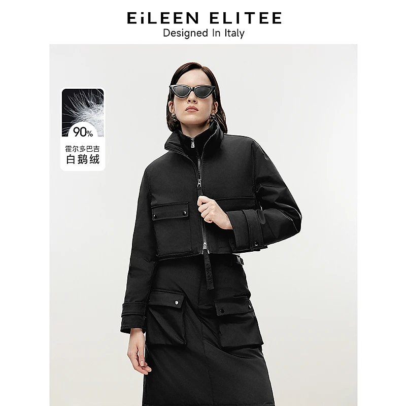 【丽公主】 朗姿欧洲霍尔多巴吉白鹅绒羽绒服24冬新8OJK028