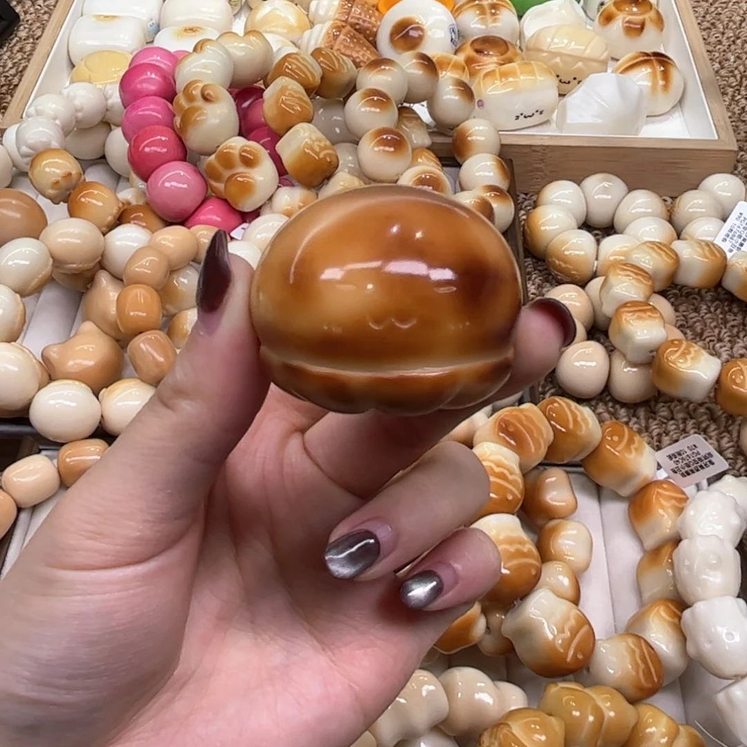 手串菩提根/象牙果9.19.39象牙果把件章鱼微瑕