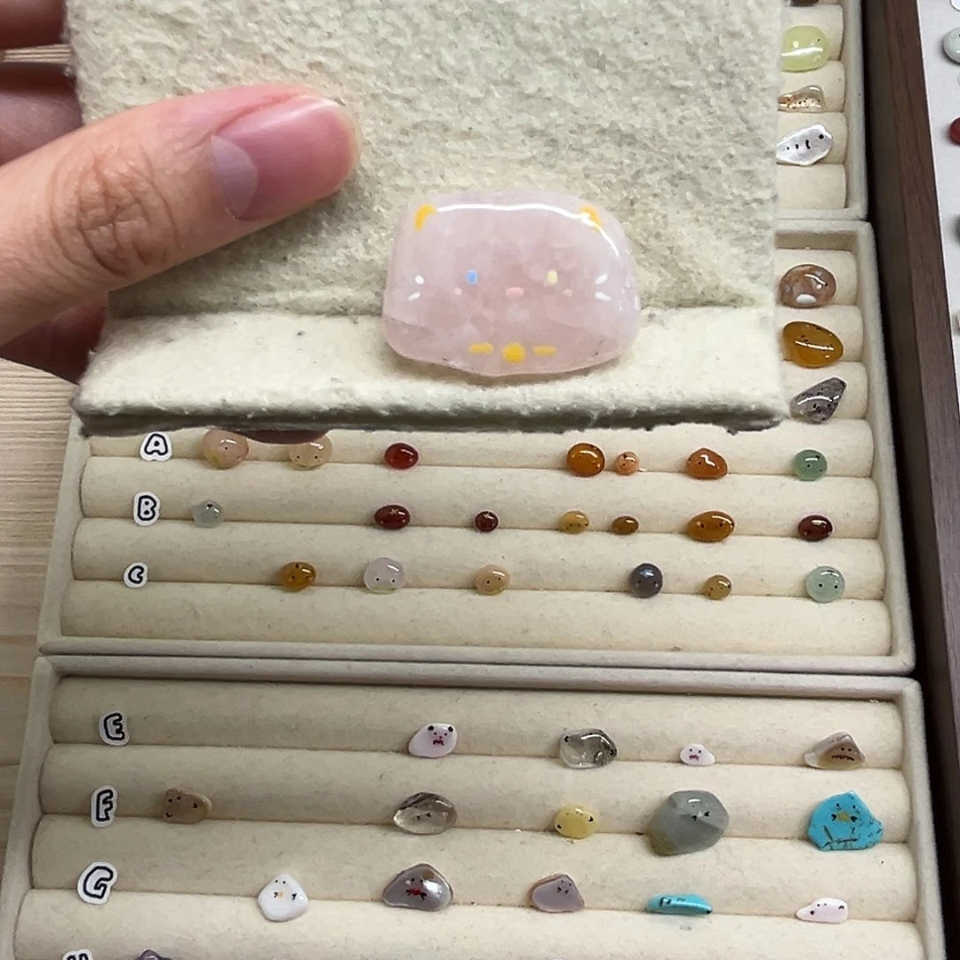 大理石磁石粉水猫猫头