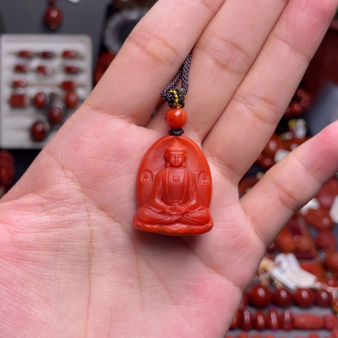 【闪购商品】南红玛瑙阿弥陀佛未镶嵌