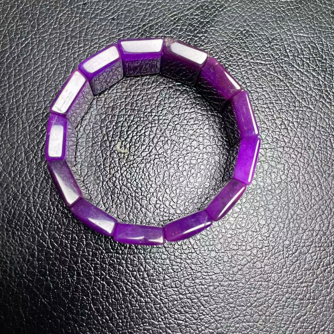 非金属珐琅手链 时尚百搭紫龙醇手牌