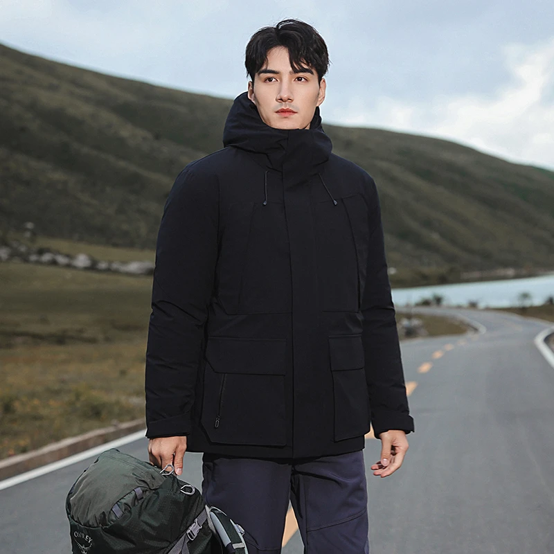 【羽物官方】男装短款羽绒服2024新款冬季保暖羽绒服MY246029W7