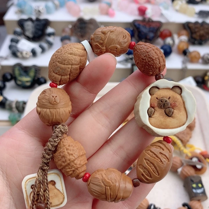 非金属卡皮根付手串