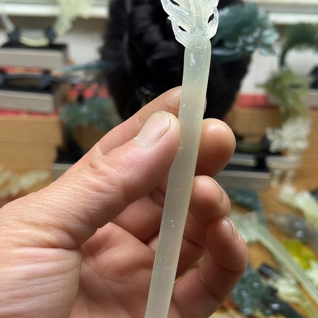 蛇纹石玉合金颈饰