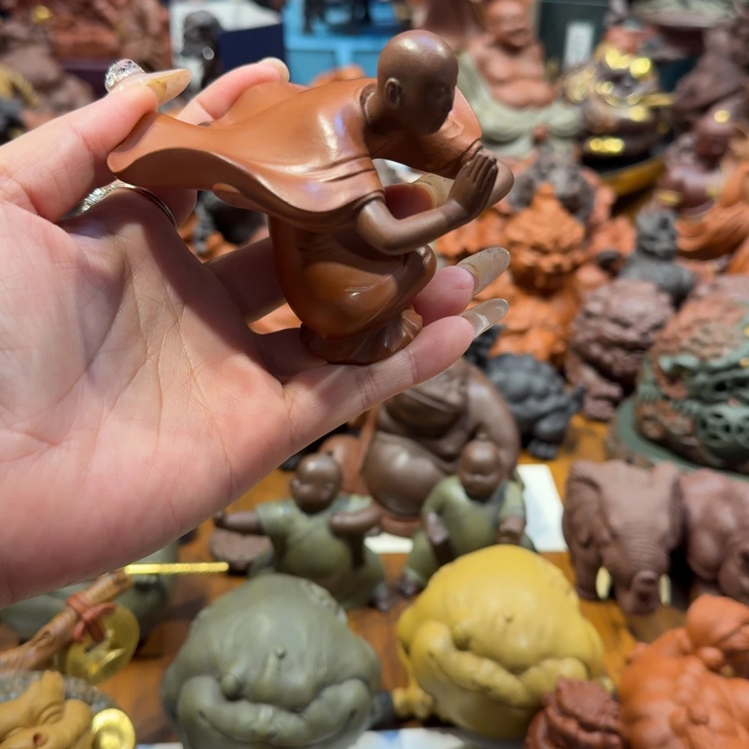 潘***.紫砂茶宠紫砂飞天