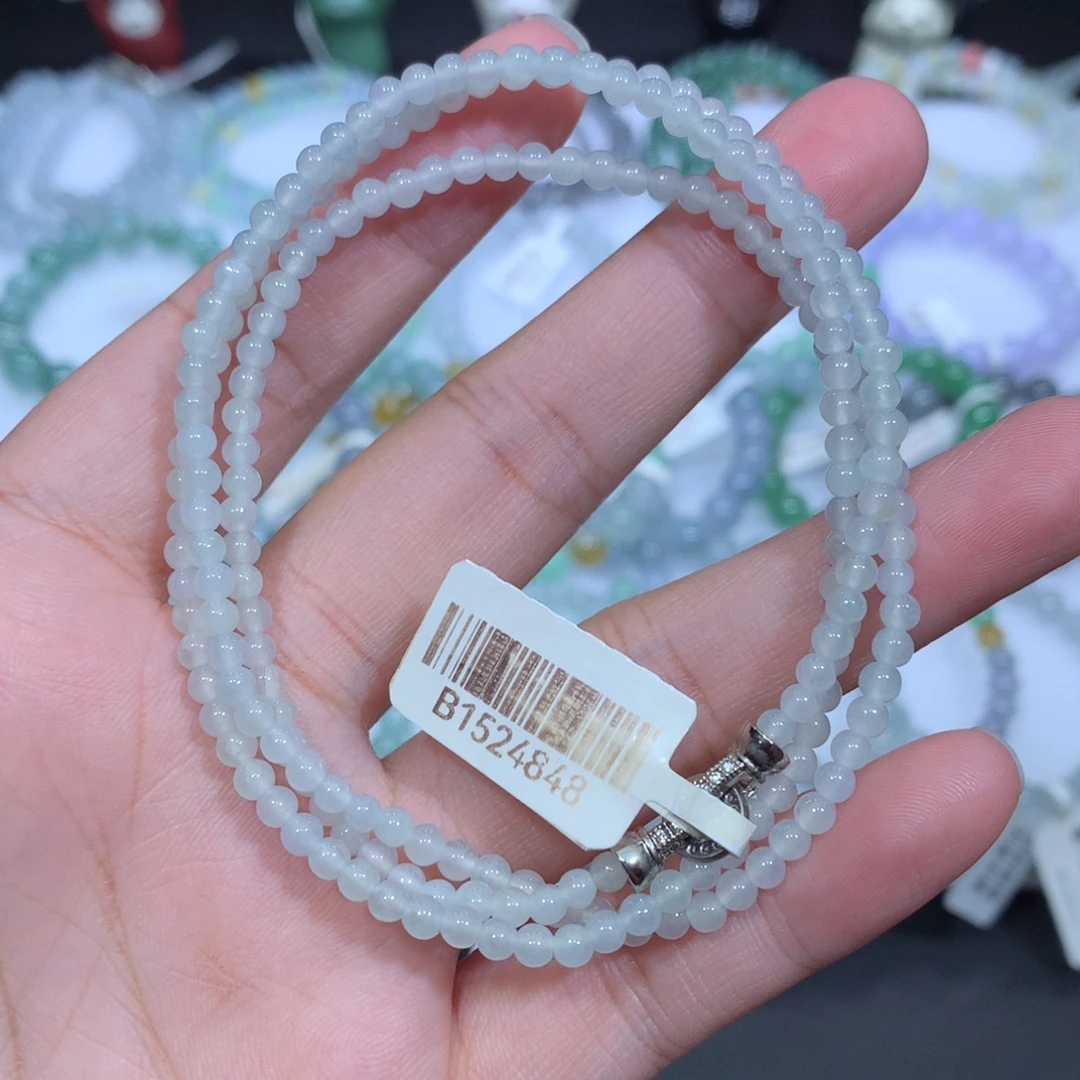 未镶嵌手串翡翠天然