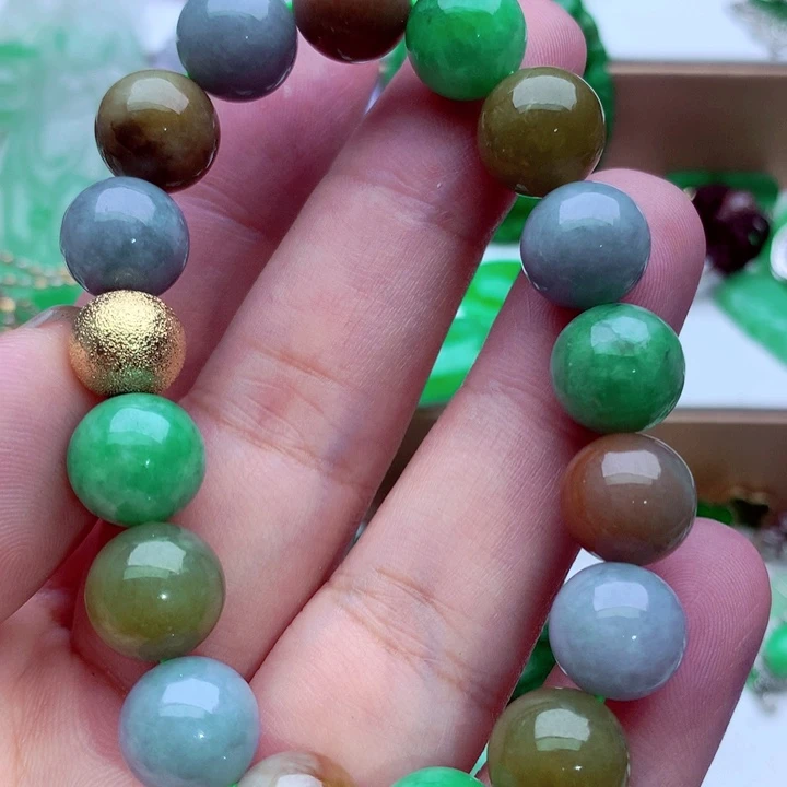 翡翠未镶嵌手链手链