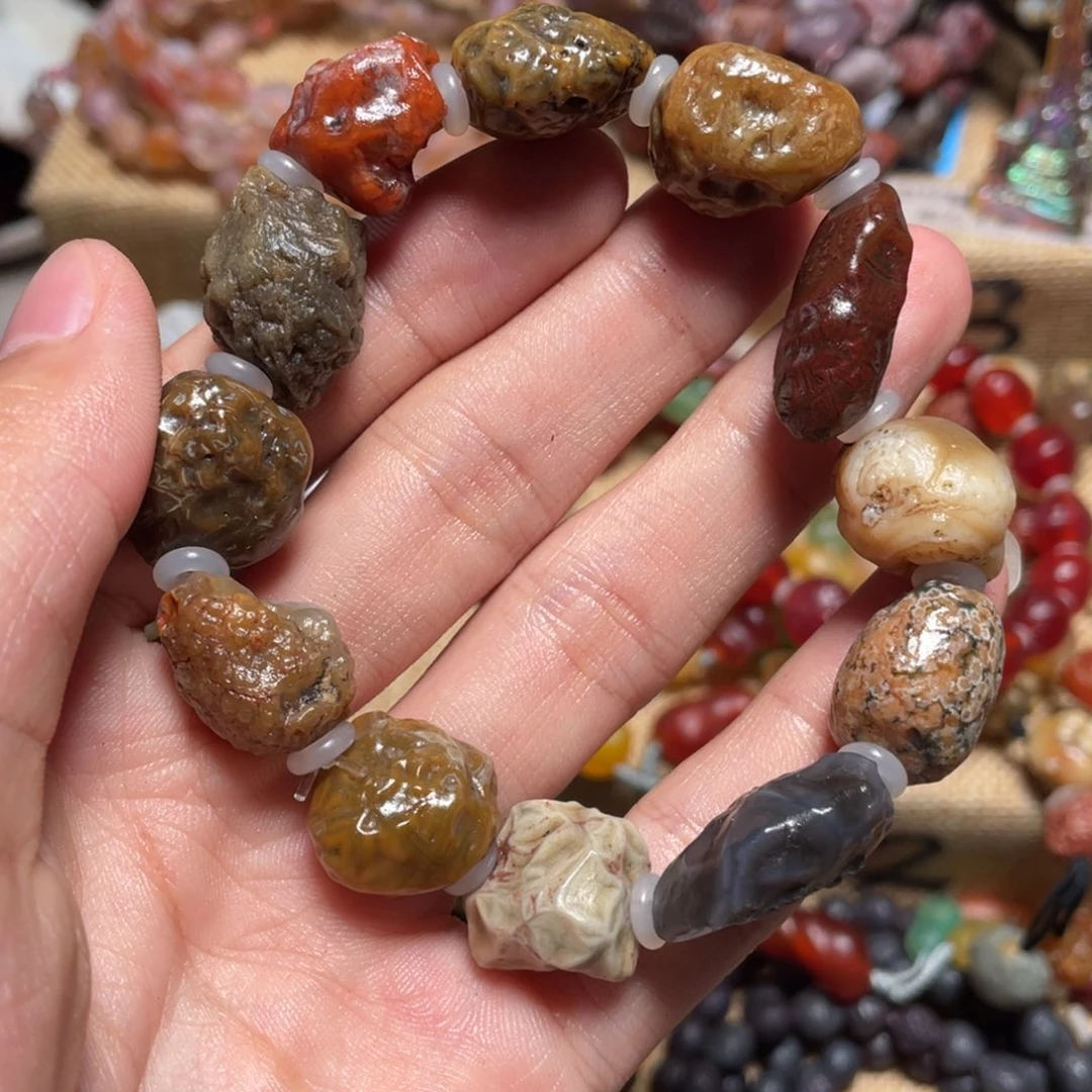 玛瑙/玉髓手链合金