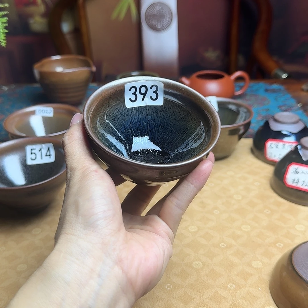 茶盏393 柴烧手工主人杯