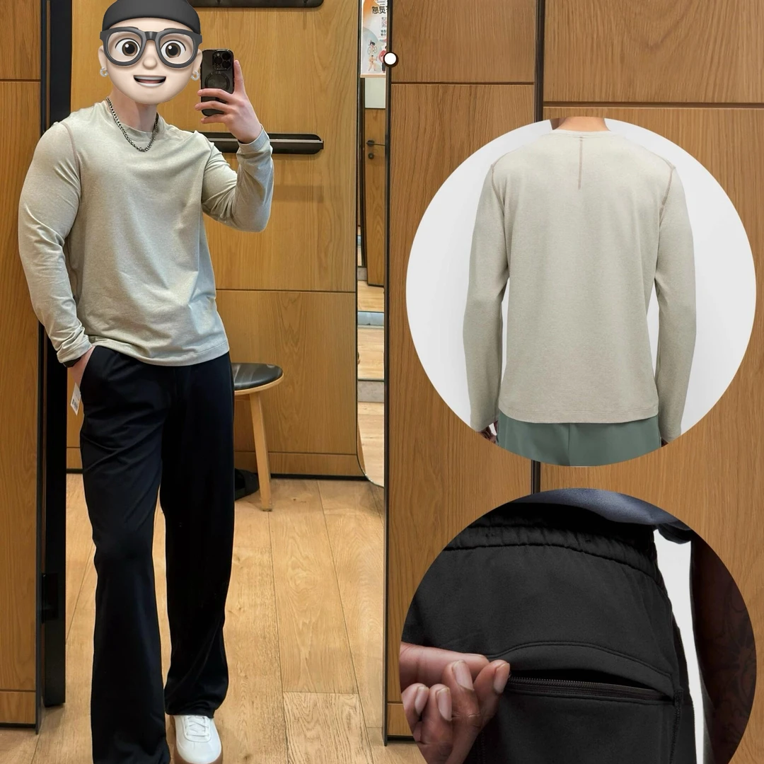 S*oft J*ersey 男士长袖圆领针织衫