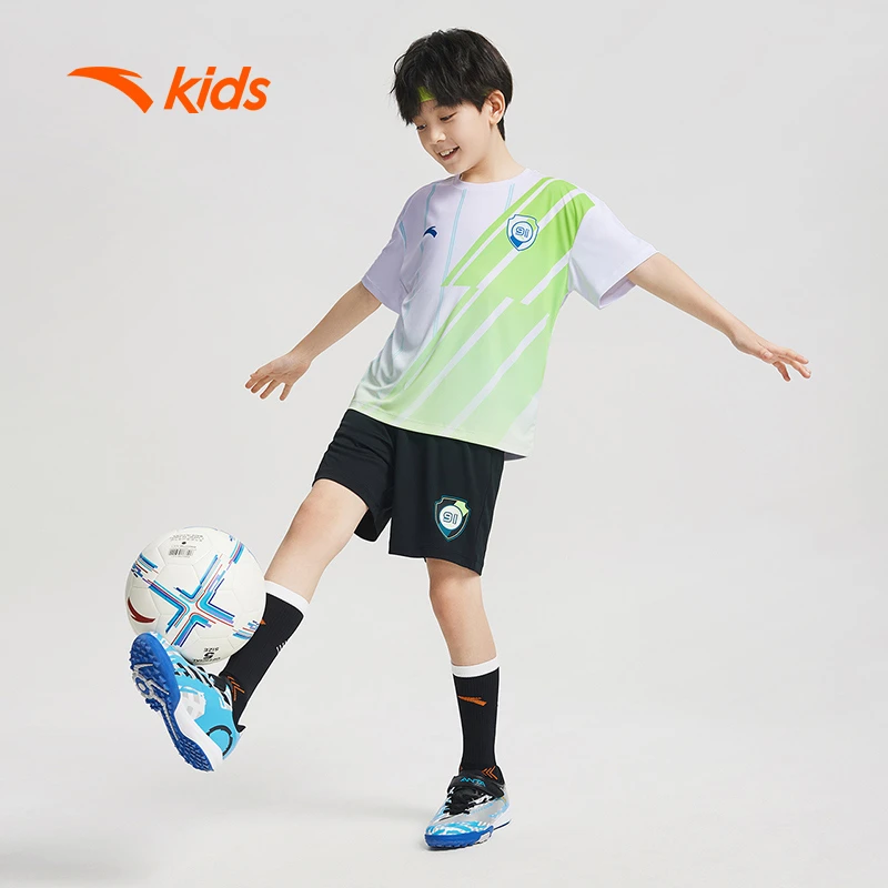 安踏童装运动2025年夏季冰感透气速干运动休闲男童儿童服装