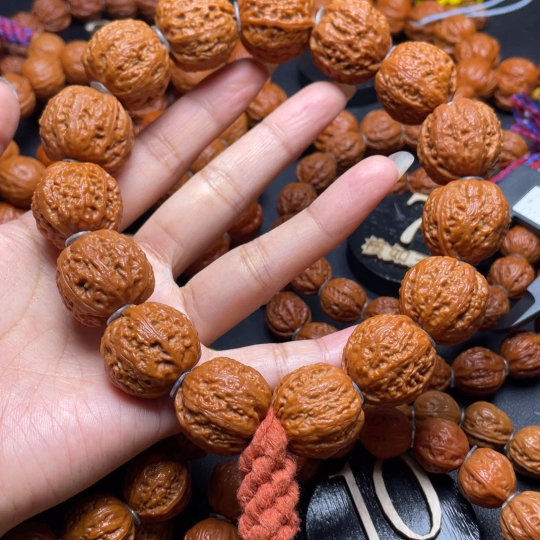 文玩核桃手串虎头111
