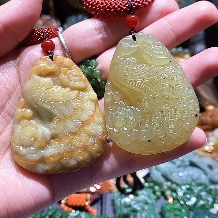 岫玉未镶嵌毛衣链