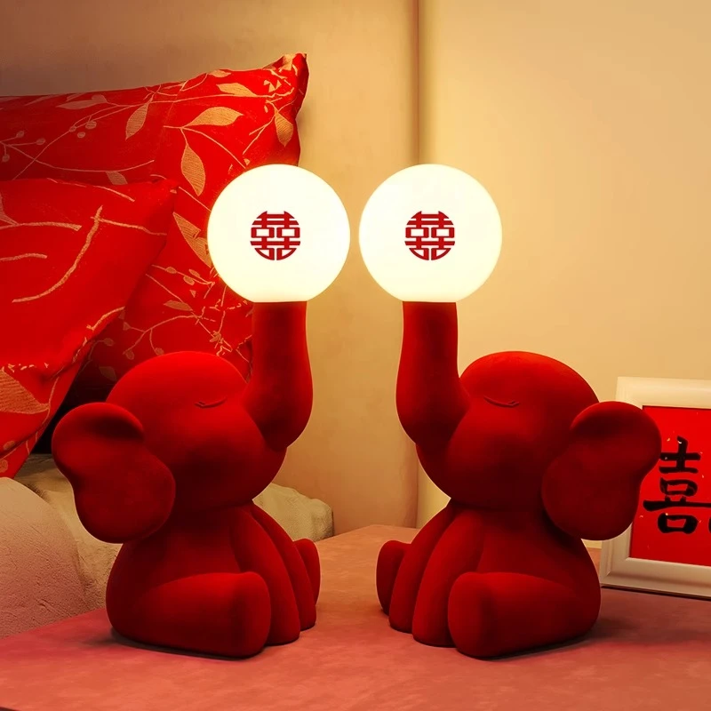 结婚礼物送新人新婚礼品送新娘婚长明灯一对摆件房长明灯结婚用
