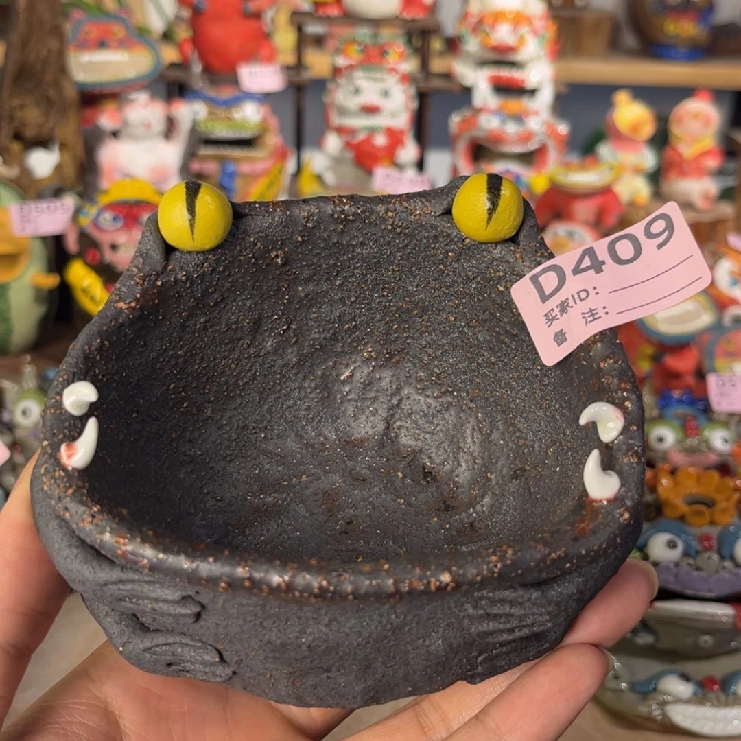 泥塑纯手工茶宠摆件