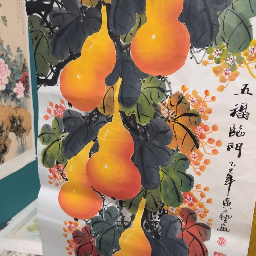 国画国画作品山水花鸟