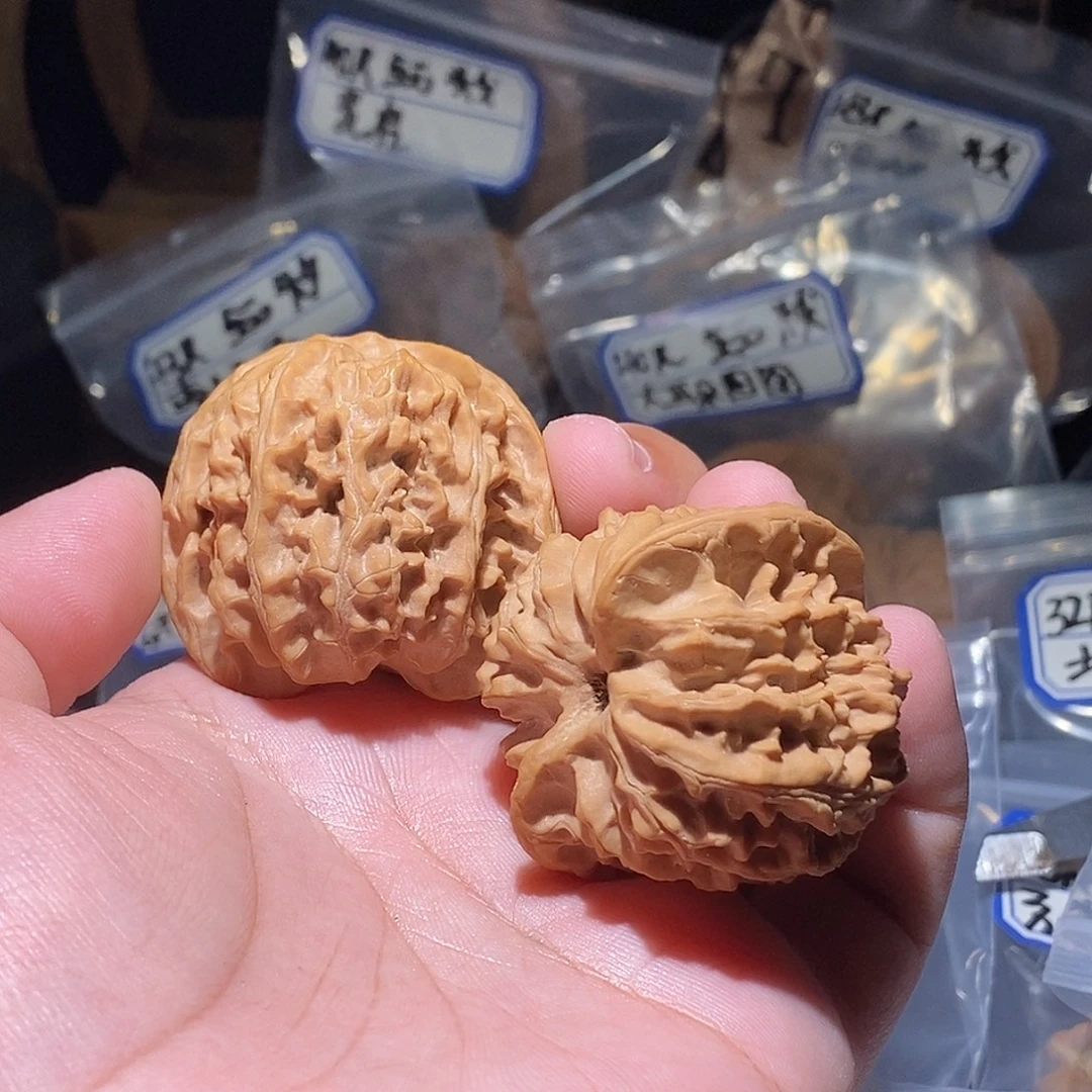 美***景吊坠文玩核桃43全品苹果