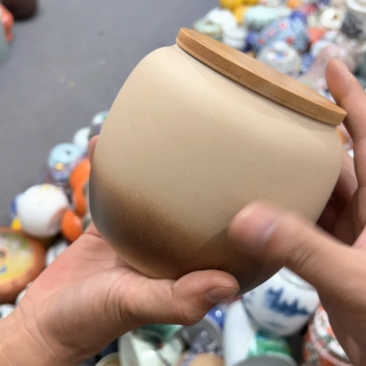 瑕疵福利品陶瓷茶叶罐