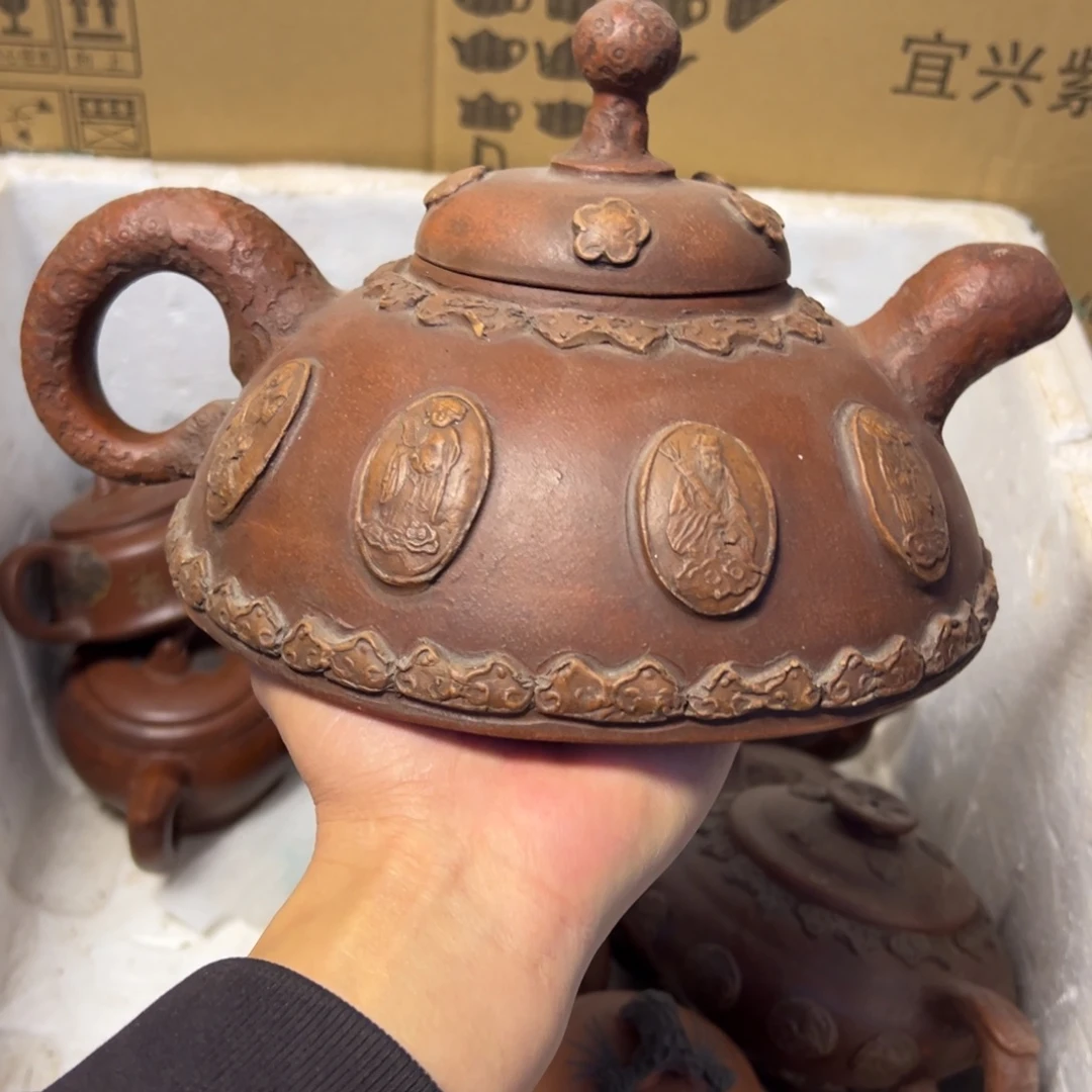 茶壶紫砂宜兴原矿紫砂壶1500毫升容量