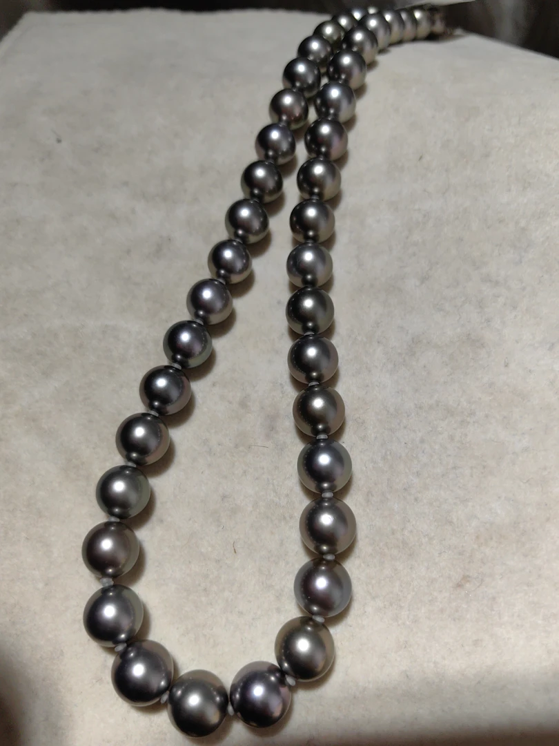 天然海水大溪地珍珠项链