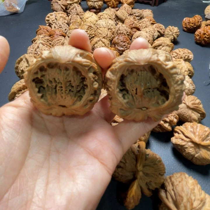 官帽聚宝盆小蛇头43尺寸核桃