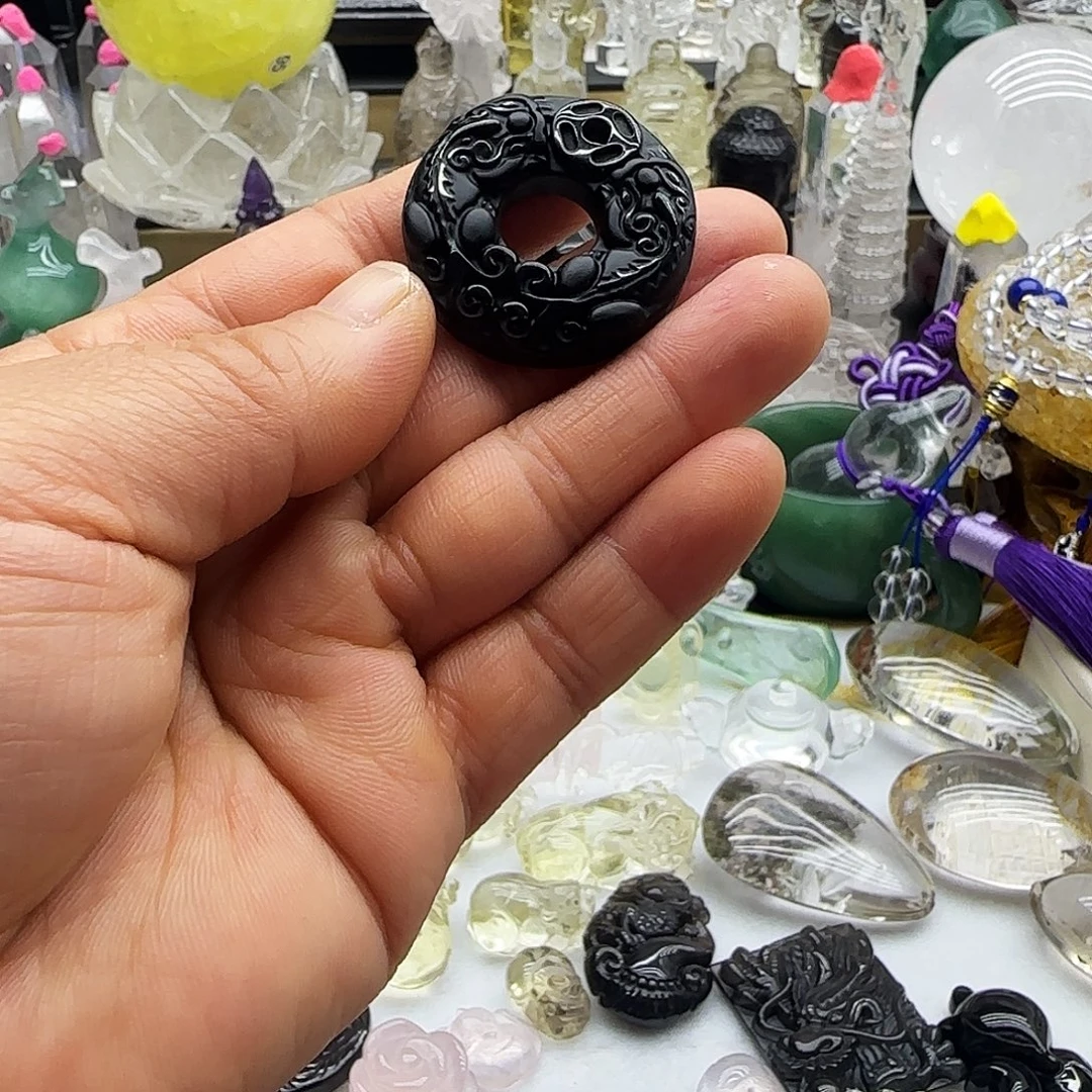 车挂水晶未镶嵌摆件