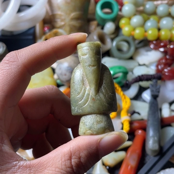 和田玉未镶嵌吊坠(不含链)