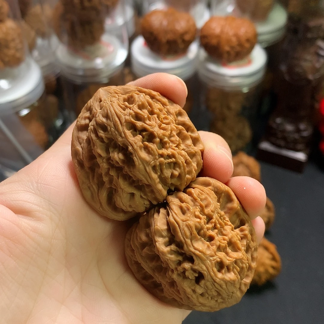 把件文玩核桃三角疆41