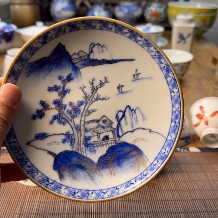 青花瓷器杯子茶器