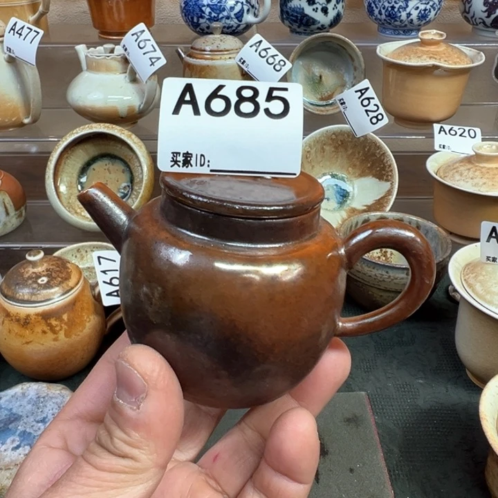 摆件N****t685景德镇手工柴烧壶 福利