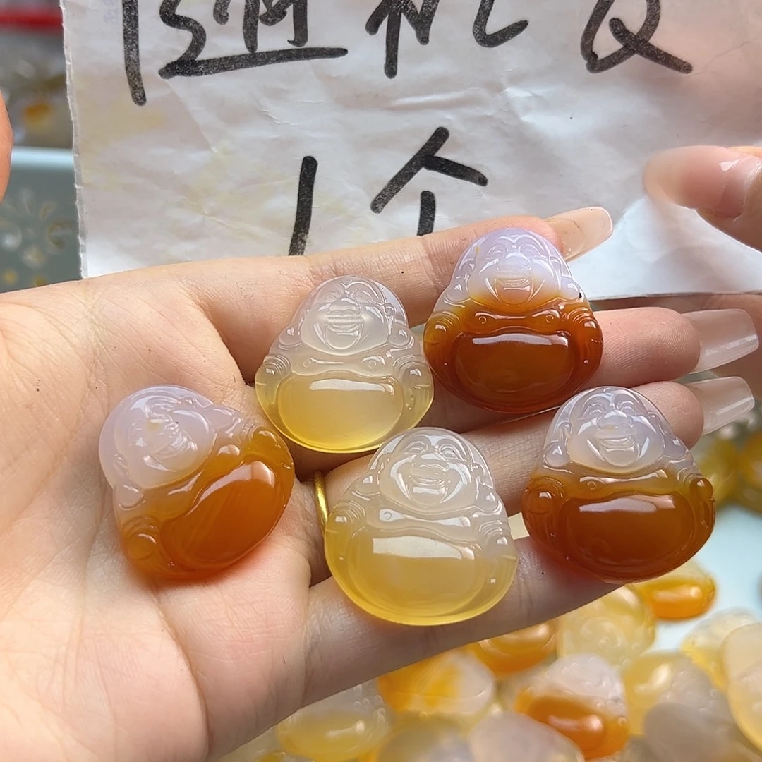 玛瑙/玉髓合金颈饰