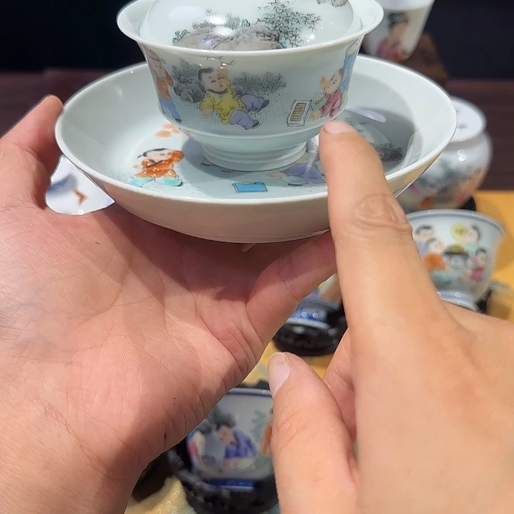 喜***宁景德镇陶瓷手绘作品
