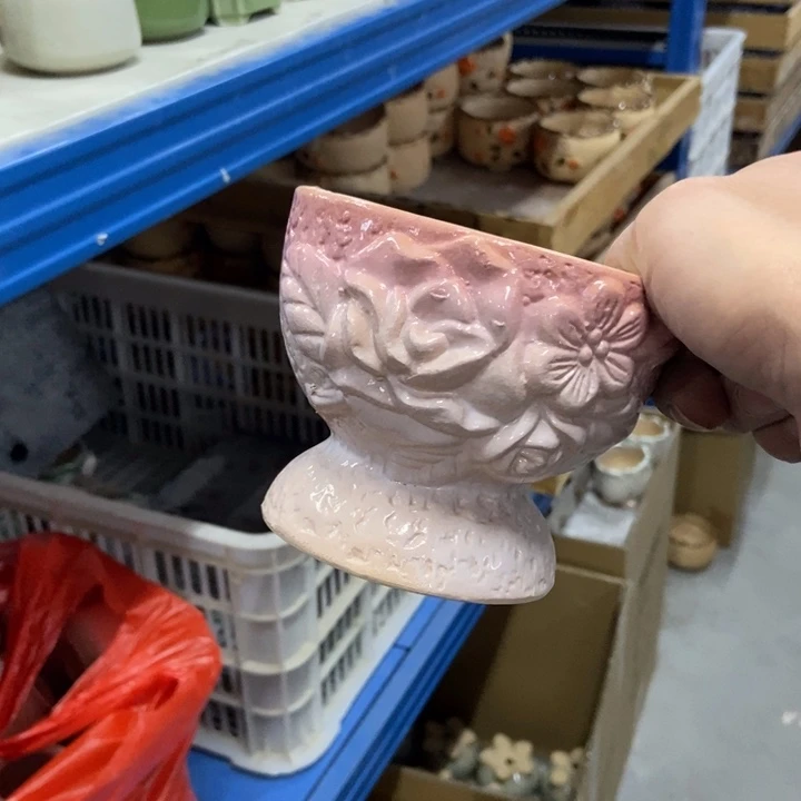 陶瓷花盆单场满9.9发10*8.5