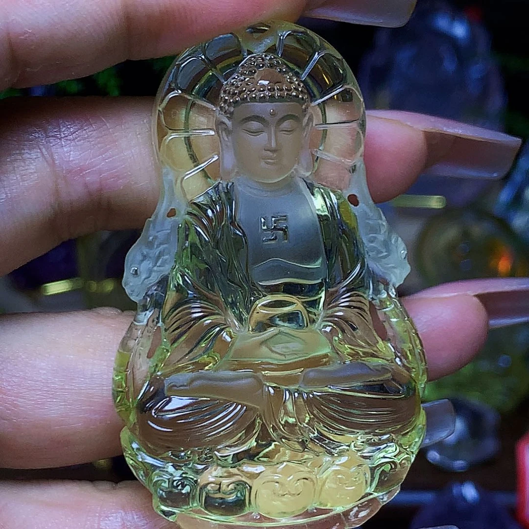 马***鹅颈饰未镶嵌水晶天然