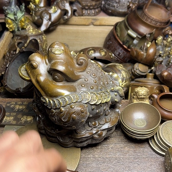 文玩铜器工艺把玩摆件