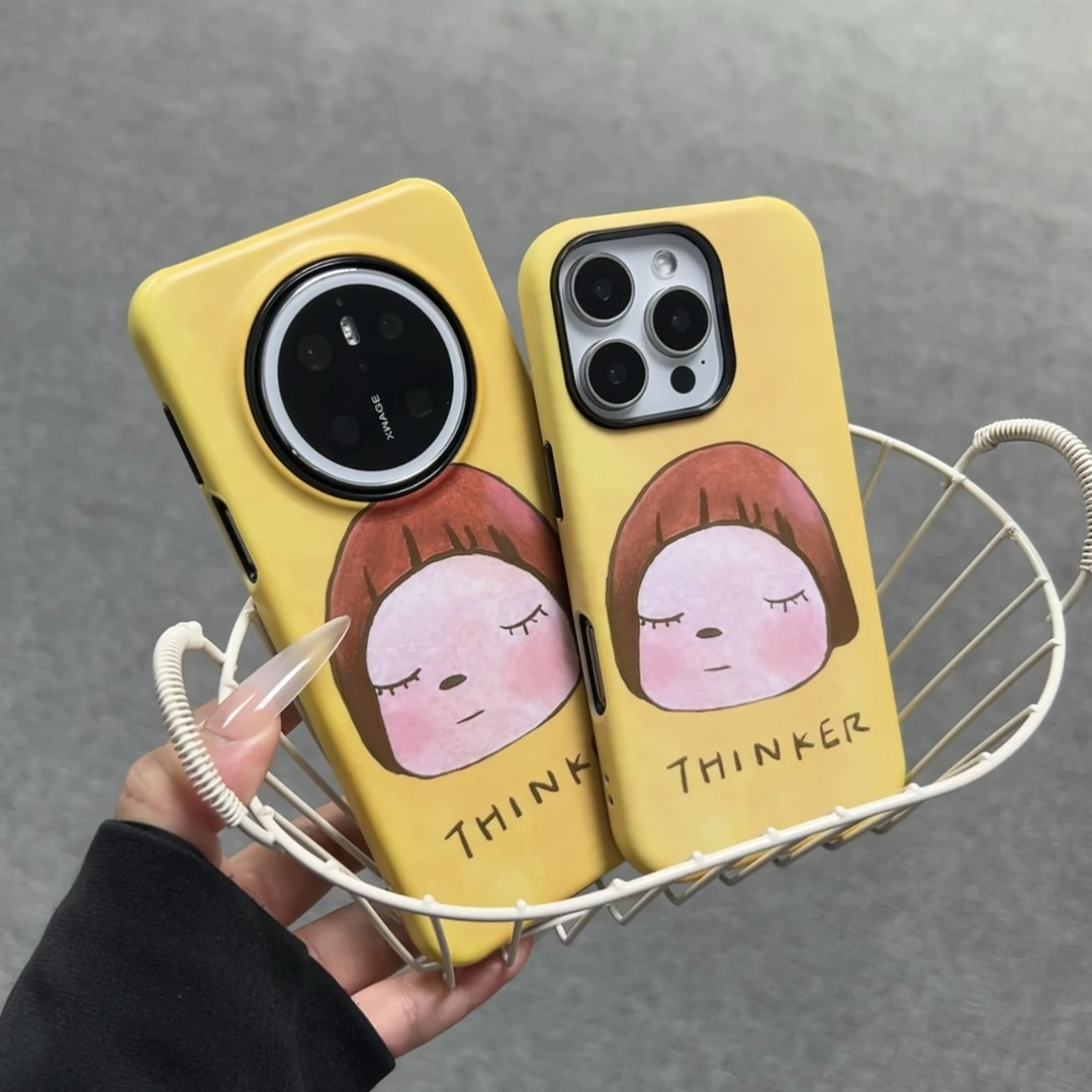 奈良美智头像适用苹果华为vivo oppo小米等手机壳高级防摔荣耀女