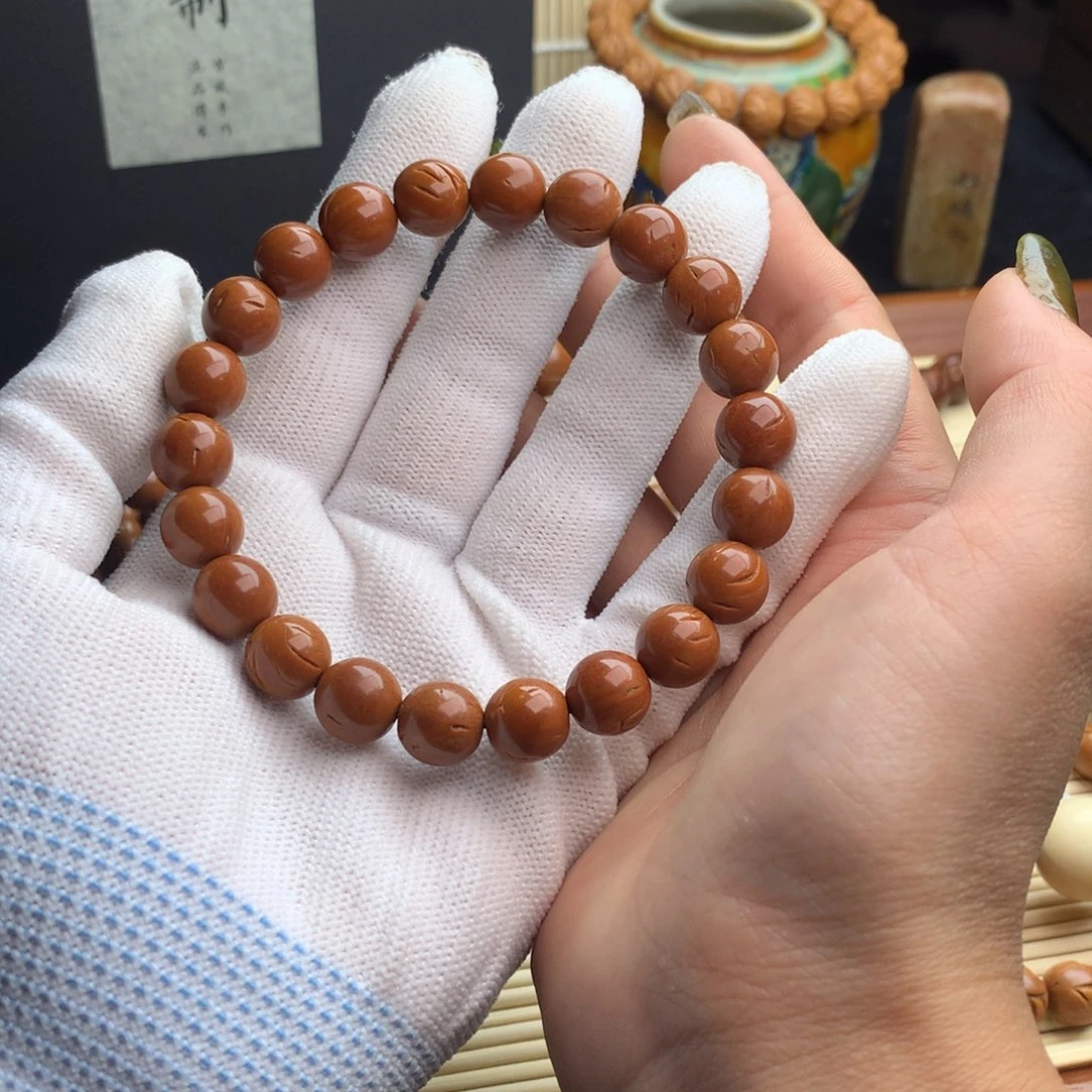 爱***号手串桃核龙纹桃核舍利珠