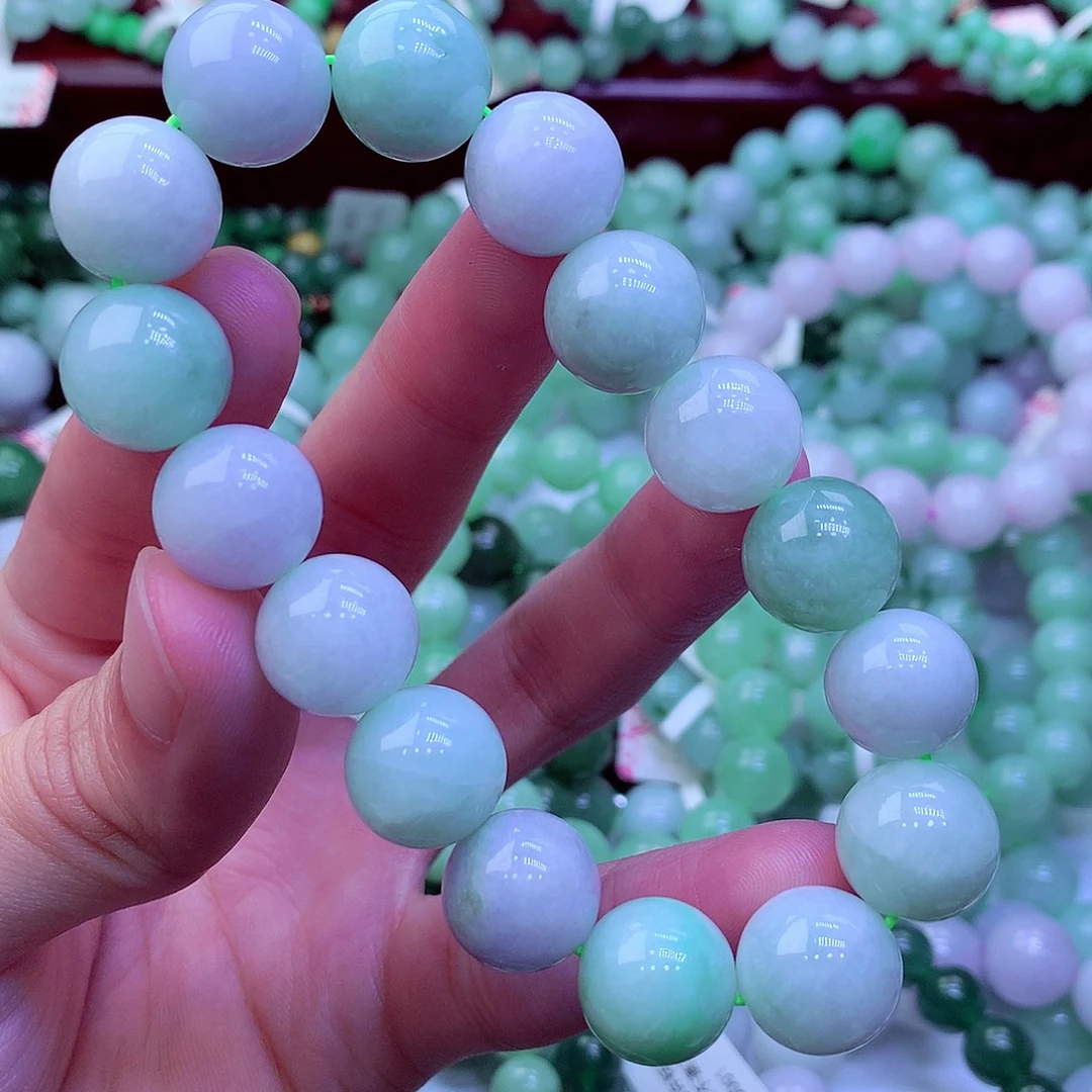 翡翠未镶嵌毛衣链