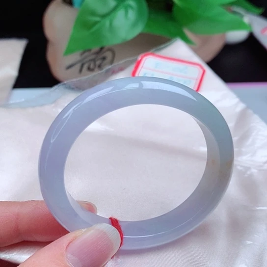 翡翠手镯未镶嵌      贵妃52 冰黄+紫