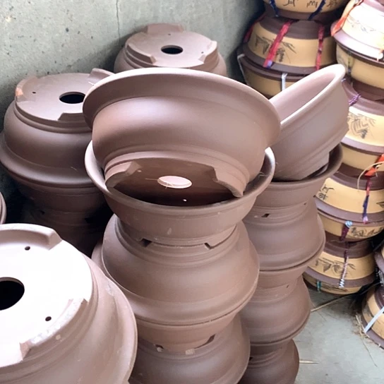 紫砂花盆     紫砂处理5个