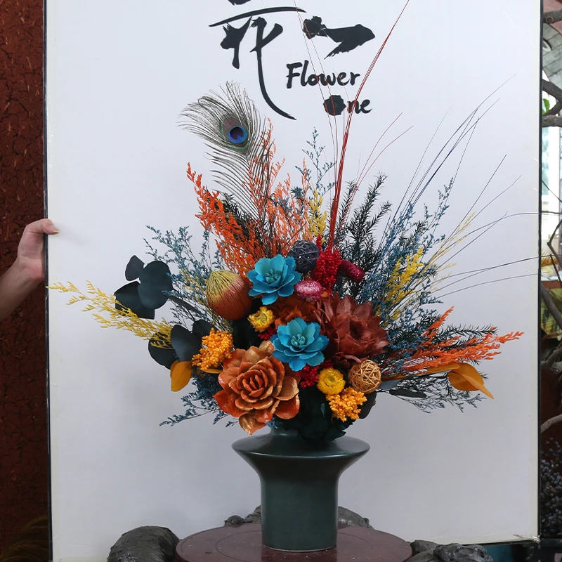 【花一专属】【熠我】永生花干花混搭花束办公室居家卧室客厅摆件