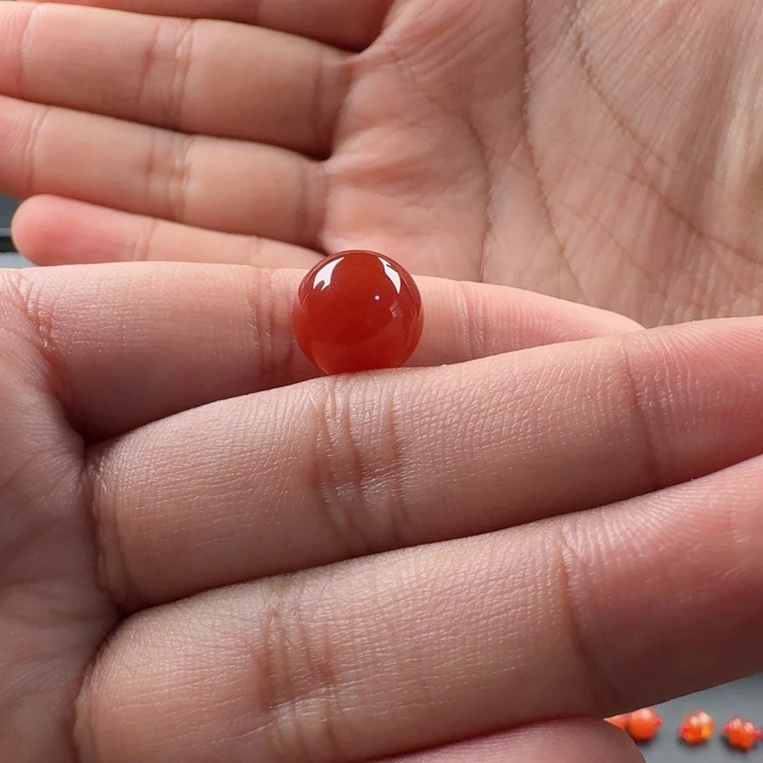 南红玛瑙未镶嵌圆珠11.6mm