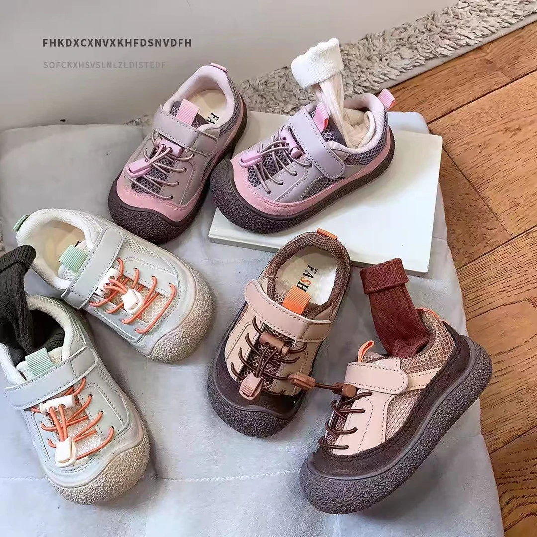 2025春夏新款儿童鞋男女童软底轻便休闲鞋宝宝户外登山鞋