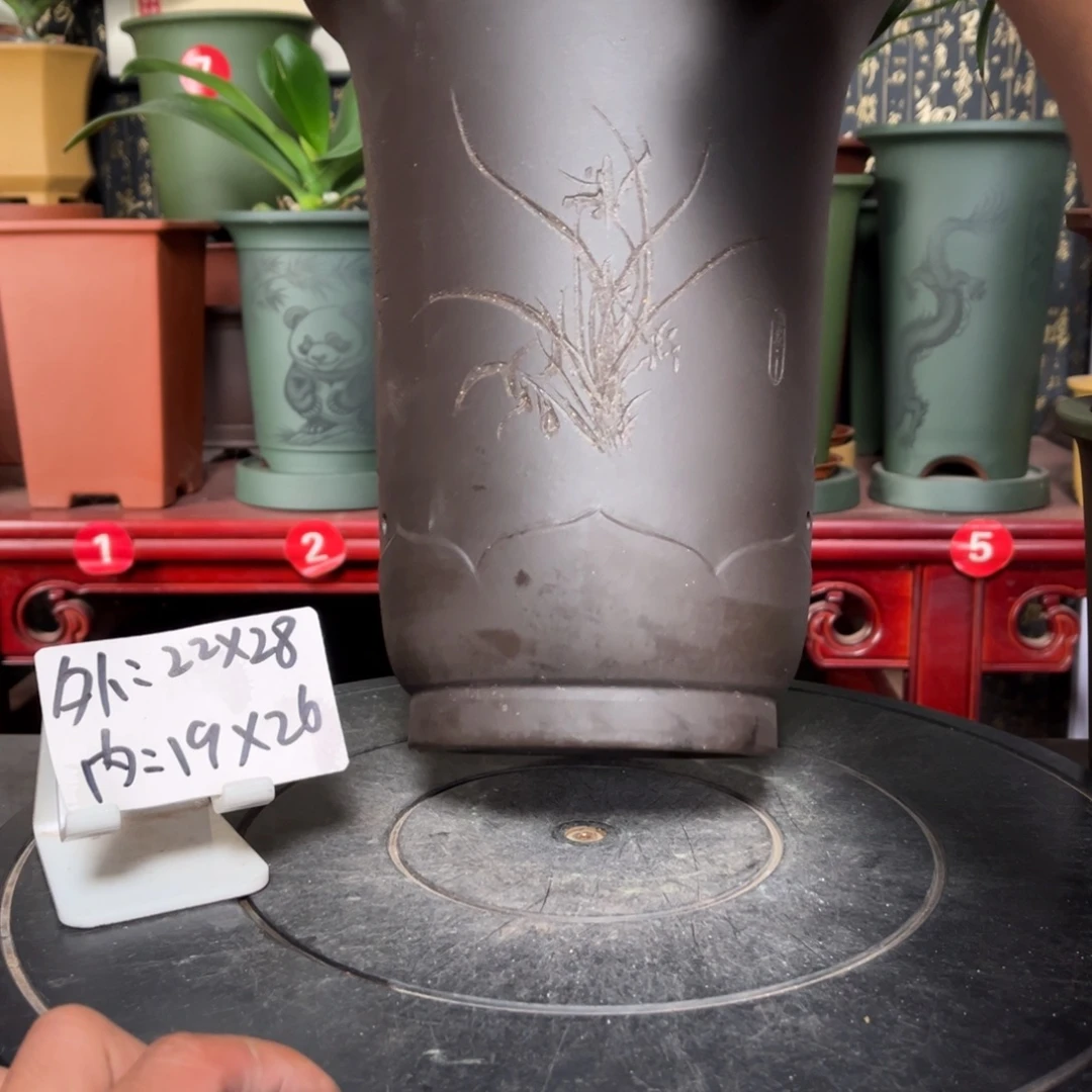 紫砂花盆紫砂花盆